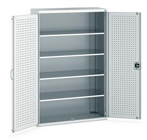 Bott Industial Tool Cupboards with Shelves Bott Perfo Door Cupboard 1300Wx525Dx2000mmH - 4 Shelves